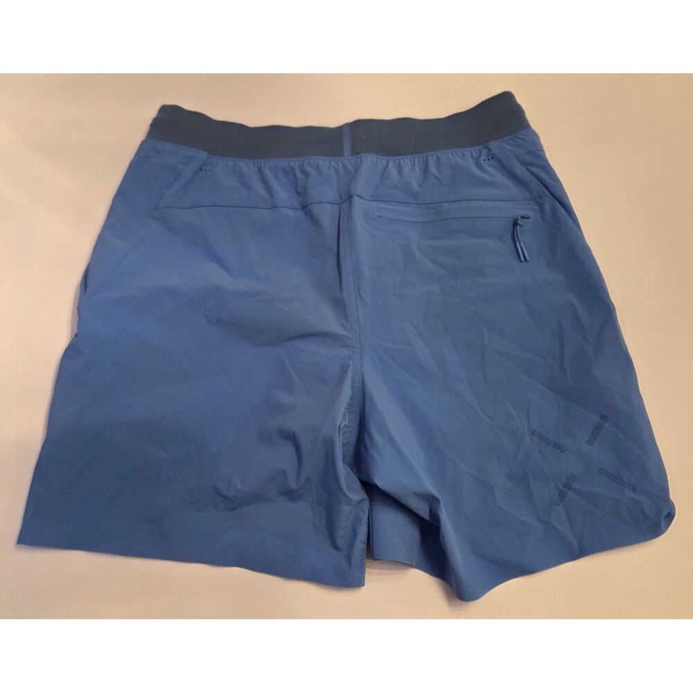 NWOT Ten Thousand Set Short Men's Small Blue Lined Training Gym Shorts READ - Picture 2 of 8